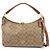 Borsa a tracolla e borsa a mano 2Way COACH Signature PVC Leather Marrone