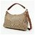 Borsa a tracolla e borsa a mano 2Way COACH Signature PVC Leather Marrone - vista 3