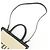 Céline CELINE Small Vertical Cabas Canvas Leather 2WAY Bag Tote Bag Beige Black - vista 6