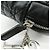 Christian Dior Lady Dior Cannage Accessory Pouch Makeup Bag Black - vista 17