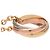 Collana Cartier Trinity K18 750YG/WG/PG Oro Giallo Bianco Rosa - vista 4