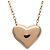 Collana Tiffany & Co Dots Heart 3P Diamanti K18 750YG PT950 - vista 2