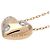 Collana Tiffany & Co Dots Heart 3P Diamanti K18 750YG PT950 - vista 4