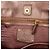 Borsa a mano e spalla 2Way PRADA in pelle Vitello Daino Rosa Metallizzato BN1713 - vista 23