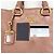 Borsa a mano e spalla 2Way PRADA in pelle Vitello Daino Rosa Metallizzato BN1713 - vista 24