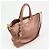 Borsa a mano e spalla 2Way PRADA in pelle Vitello Daino Rosa Metallizzato BN1713 - vista 4