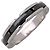 CHANEL Ultra Small Ring K18 750WG Schwarze Keramik #60 US9 J3092