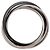 Anello Cartier Trinity MM 750WG BlackCeramic White Gold Black #50 US5.5 - vista 3