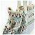 Céline Borsa a mano CELINE Macadam Canvas Leather Raffia Light Blue White - vista 16