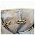Céline Borsa a mano CELINE Macadam Canvas Leather Raffia Light Blue White - vista 22