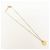 Christian Dior Logo Circle Pendant Metallkette Gold - Ansicht 2
