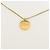 Christian Dior Logo Circle Pendant Metallkette Gold - Ansicht 3
