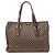 Céline Borsa Tote e borsa a mano CELINE Macadam in tela e pelle embossed Marrone