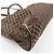 Céline Borsa Tote e borsa a mano CELINE Macadam in tela e pelle embossed Marrone - vista 12
