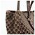 Céline Borsa Tote e borsa a mano CELINE Macadam in tela e pelle embossed Marrone - vista 16