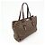 Céline Borsa Tote e borsa a mano CELINE Macadam in tela e pelle embossed Marrone - vista 4