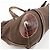 Céline CELINE Borsa Tote in tela logo e pelle embossed Marrone - vista 10