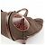 Céline CELINE Borsa Tote in tela logo e pelle embossed Marrone - vista 11