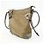 BURBERRY Borsa a tracolla in nylon e pelle Khaki - vista 3
