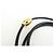 Bracciale Pebble in pelle Anagram LOEWE Nero - vista 10