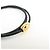 Bracciale Pebble in pelle Anagram LOEWE Nero - vista 11