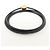 Bracciale Pebble in pelle Anagram LOEWE Nero - vista 2