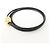 Bracciale Pebble in pelle Anagram LOEWE Nero - vista 3