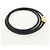 Bracciale Pebble in pelle Anagram LOEWE Nero - vista 4