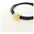 Bracciale Pebble in pelle Anagram LOEWE Nero - vista 6