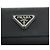 PRADA Portachiavi in nylon e pelle con logo Triangle e 6 anelli 1M0222 - vista 12