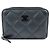 CHANEL COCO Logo Matelasse Lambskin Coin Case Card Case Black
