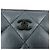 CHANEL COCO Logo Matelasse Lambskin Coin Case Card Case Black - vista 16
