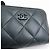 CHANEL COCO Logo Matelasse Lambskin Coin Case Card Case Black - vista 17