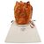 Hermès HERMES Soie Cool 22 Borsa a tracolla zaino in pelle e seta Orange - vista 12