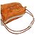 Hermès HERMES Soie Cool 22 Borsa a tracolla zaino in pelle e seta Orange - vista 4