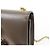 Salvatore Ferragamo Borsa a tracolla con catena Ferragamo Vara in pelle embossed con fiocco, Marrone - vista 13