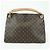 Borsa a tracolla Louis Vuitton Monogram Artsy MM Brown M40249 - vista 2