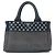Borsa 2Way PRADA Canapa Mini Triangle Logo in tela denim Navy 1BG439
