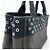 Borsa 2Way PRADA Canapa Mini Triangle Logo in tela denim Navy 1BG439 - vista 14
