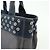 Borsa 2Way PRADA Canapa Mini Triangle Logo in tela denim Navy 1BG439 - vista 15