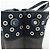 Borsa 2Way PRADA Canapa Mini Triangle Logo in tela denim Navy 1BG439 - vista 18
