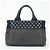 Borsa 2Way PRADA Canapa Mini Triangle Logo in tela denim Navy 1BG439 - vista 2