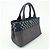 Borsa 2Way PRADA Canapa Mini Triangle Logo in tela denim Navy 1BG439 - vista 4