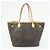 Borsa a Tracolla Louis Vuitton Monogram Neverfull MM Marrone M40156 - vista 2