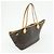 Borsa a Tracolla Louis Vuitton Monogram Neverfull MM Marrone M40156 - vista 4