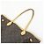 Borsa a Tracolla Louis Vuitton Monogram Neverfull MM Marrone M40156 - vista 6