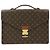 Louis Vuitton Monogram Port‑Documents Bandoulière Brown M53338
