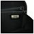 Portafoglio compatto rotondo con zip CHANEL COCO Mark in pelle di vitello Nero - vista 24