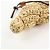 Borsa a tracolla LOEWE Anagram in pelle e rafia Motivo Conchiglia - vista 6