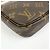 Louis Vuitton Monogram Pochette Accessoires Pouch Hand Bag Brown M51980 - vista 12